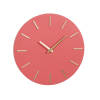 Orologio in alluminio rosa D35,5