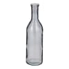 Vase aus dunkelgrau recyceltem Glas, H50