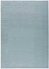 Einfarbiger waschbarer Teppich in blau, 160X230 cm