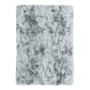 Tapis shaggy effet tie and dye gris clair 120x170