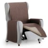 Protetor cubre sillón acolchado 55 cm marrón  beige 55 cm