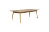 Table basse en bois beige