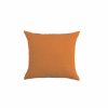Cuscino arancio arredo in morbida microfibra 42x42 cm