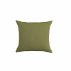 Cuscino verde arredo in morbida microfibra 42x42 cm