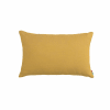 Cuscino giallo arredo in morbida microfibra 40x60 cm