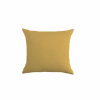 Cuscino giallo arredo in morbida microfibra 42x42 cm