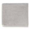 Drap de bain en coton gris clair 100x160