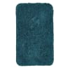 Tapis de bain tufté uni en Polyester Bleu 50x80 cm