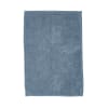 Tapis de bain Bubble uni en Polyester Bleu ardoise 60x40 cm