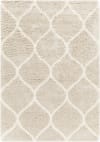 Tapis Shaggy Oriental Blanc/Beige 160x220