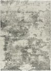 Alfombra reciclada con diseño abstracto en tonos gris, 77X150 cm