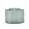 Deko-Vase aus geblasenem Glas, grün