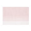 Alfombra lavable de algodón rosa 140x200