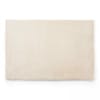 Tapiz rectangular de imitación de piel de color marfil de 120 x 160 cm