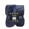 Manta polar azul oscuro 200x150