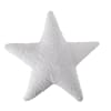 Cuscino stella in cotone bianco 54x54