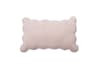 Cuscino biscotto tondo rosa in cotone 25x35