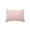 Cuscino biscotto tondo rosa in cotone 25x35