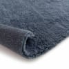 Tapis rectangulaire en laine à motif tissé main bleu 200 x 290 cm