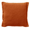 Coussin - orange en acrylique et polyester 45x45 cm uni