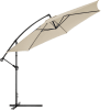 Sonnenschirm Ampelschirm Ciccio Ø 350cm mit Schutzhülle beige