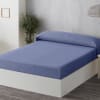 Pack 2 unidades plaids multiusos sofa cama azul 180 x 260 cm