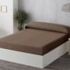 Pack 2 unidades plaids multiusos sofa cama marrón 180 x 260 cm