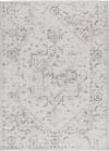 Tappeto per esterni di ispirazione vintage in grigio, 155X230 cm