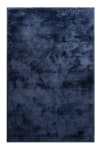 Tapis en microfibre dense bleu 120x170 cm