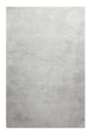 Tapis en microfibre dense gris clair chiné 200x290 cm