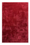 Alfombra de pelo largo extrasuave rojo 120x170