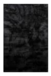 Tapis en microfibre dense noir 160x230 cm
