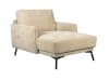 Lounge-Sessel aus Stoff, beig