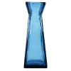 Vase en verre recyclé cobalt 30 cm