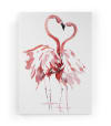 Leinwand 60x40 Flamingo Love