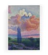 Peinture sur toile 60x40 imprimé HD le nuage rose
