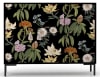 Dekorative Korkpinnwand Mit Blumenprint, Schwarzem Rahmen - 40,1 X 15,2 Cm Für Büro, Homeoffice Oder Küche