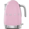 Bouilloire à température réglable 1,7L rose Smeg