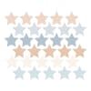 Stickers adesivi in vinile stelle blu e beige