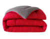 Couette 200x200 rouge double face 400 g/m2