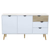 Madia moderna in legno bianca