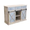 Madia in legno e metallo marrone