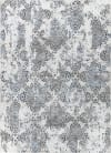 Orientalischer Vintage Teppich Weiß/Blau 200x275