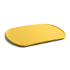 Planche à découper opaque en polypropylène jaune 35x22,5 cm