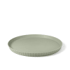 Plateau en polypropylène vert opaque diam. 40cm