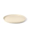 Plateau en polypropylène beige opaque diam. 40cm