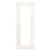 Miroir intégral en bois d'épicéa de couleur blanc vieilli 165 cm