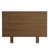 Cabecero de cama madera maciza de abeto color nogal para cama 150 cm