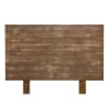 Tête de lit en bois d'épicéa couleur marron vieilli pour lit 150 cm
