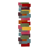 Tapis de couloir en laine multicolore 60x230 cm